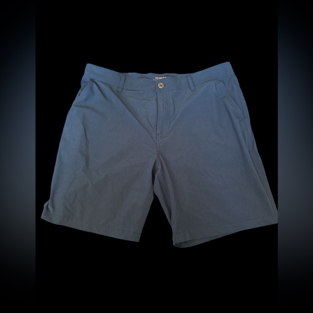 32 Degrees Dark Blue Flat Front Shorts
